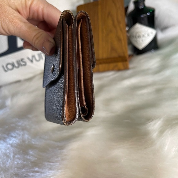 AUTHENTIC LOUIS VUITTON MONOGRAM PORTEFEIULLE ELISE TRIFOLD WALLET - Picture 11 of 13